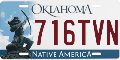 OK license plate 716TVN