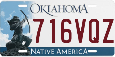OK license plate 716VQZ
