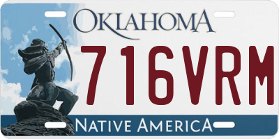 OK license plate 716VRM