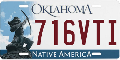 OK license plate 716VTI