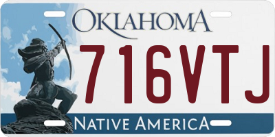 OK license plate 716VTJ