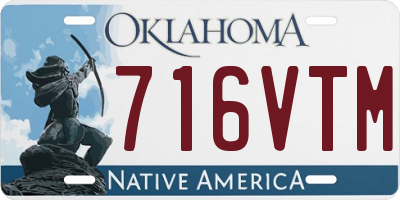 OK license plate 716VTM