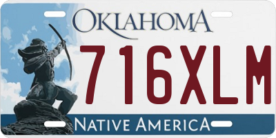 OK license plate 716XLM