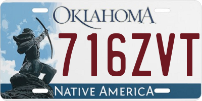 OK license plate 716ZVT