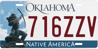 OK license plate 716ZZV