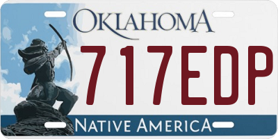 OK license plate 717EDP
