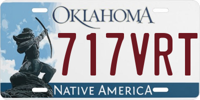 OK license plate 717VRT