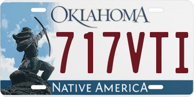 OK license plate 717VTI