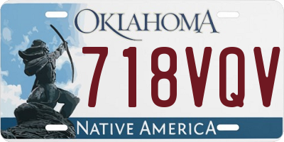 OK license plate 718VQV