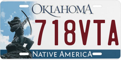 OK license plate 718VTA