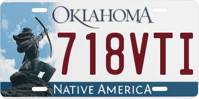 OK license plate 718VTI