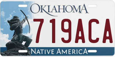 OK license plate 719ACA