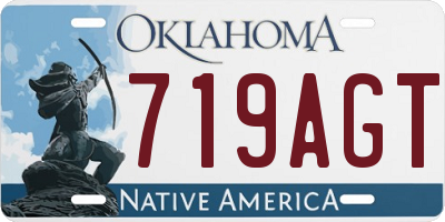 OK license plate 719AGT