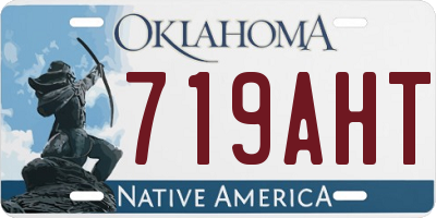 OK license plate 719AHT