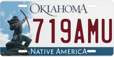 OK license plate 719AMU