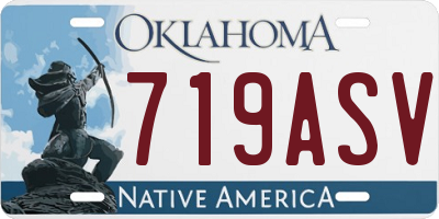 OK license plate 719ASV