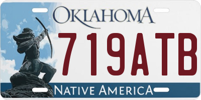 OK license plate 719ATB