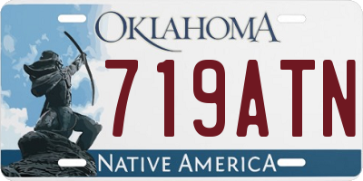 OK license plate 719ATN