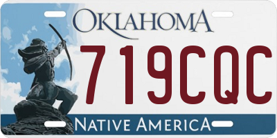 OK license plate 719CQC