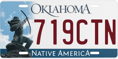 OK license plate 719CTN