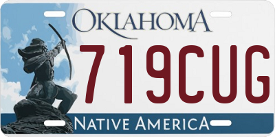 OK license plate 719CUG