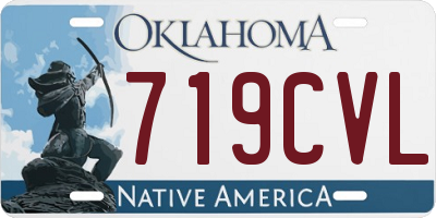 OK license plate 719CVL