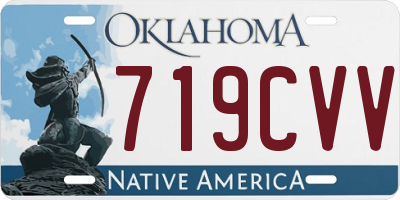 OK license plate 719CVV