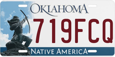 OK license plate 719FCQ