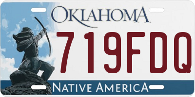 OK license plate 719FDQ