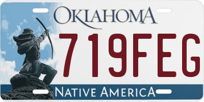 OK license plate 719FEG