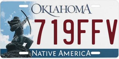 OK license plate 719FFV