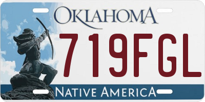 OK license plate 719FGL
