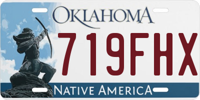 OK license plate 719FHX