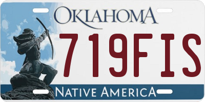 OK license plate 719FIS