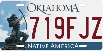 OK license plate 719FJZ