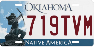 OK license plate 719TVM
