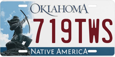OK license plate 719TWS