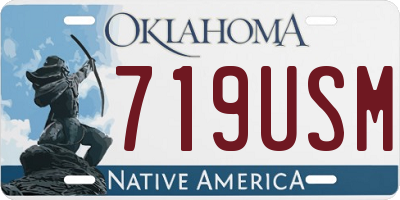 OK license plate 719USM