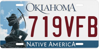 OK license plate 719VFB