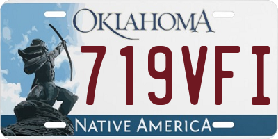 OK license plate 719VFI