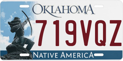 OK license plate 719VQZ