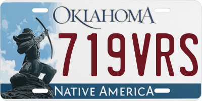 OK license plate 719VRS