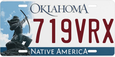 OK license plate 719VRX