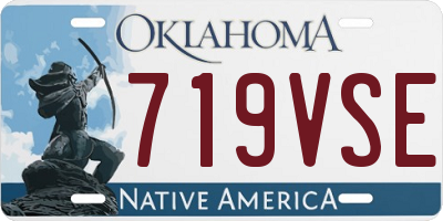 OK license plate 719VSE