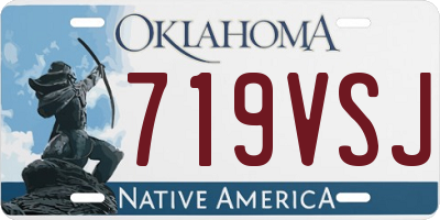 OK license plate 719VSJ