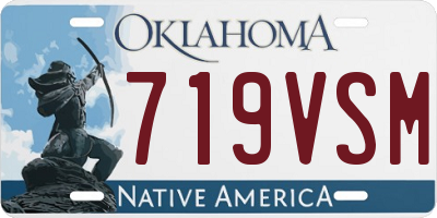 OK license plate 719VSM