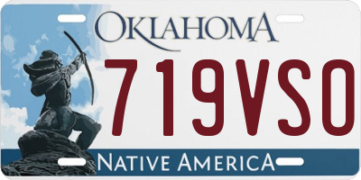 OK license plate 719VSO