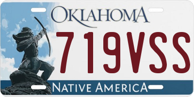 OK license plate 719VSS