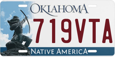 OK license plate 719VTA