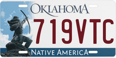OK license plate 719VTC